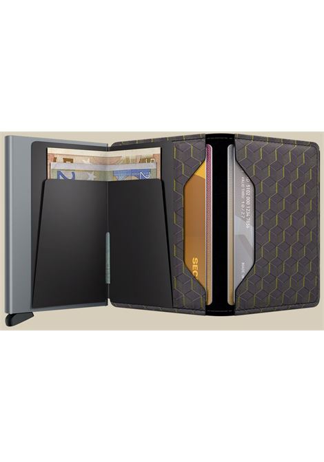 slimwallet optical grey-yellow SECRID | SOP-OPTICALGREY YELLOW